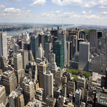 Vista panoramica di Manhattan