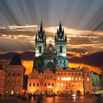 Palazzo della torre vecchia a Praga