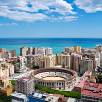 Malaga e l'arena