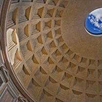 Dettaglio del Pantheon di Roma