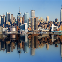 Skyline di New York di giorno