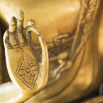 Mano del buddha d'oro