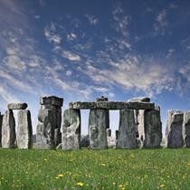 Primo piano di Stonehenge