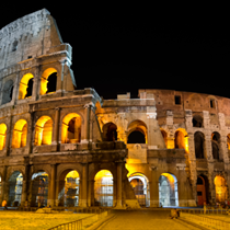 Colosseo vista notturna