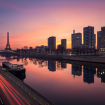 Torre Eiffel al crepuscolo