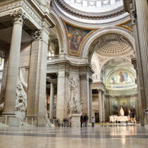 Interno Pantheon a Parigi