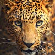 Leopardo in primo piano