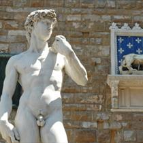 Il David di Michelangelo a Firenze