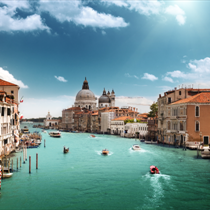 Il Canal Grande e la Basilica Santa Maria della Salute