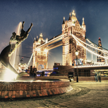 Londra, scorcio Tower bridge