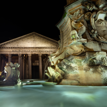 Pantheon di notte