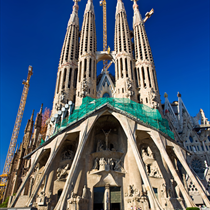 Fronte della Sagrada Familia