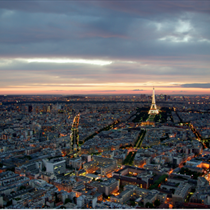 Parigi durante un temporale