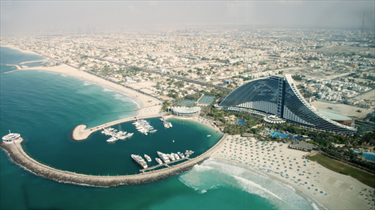 Vista aerea del Jumeirah Hotel
