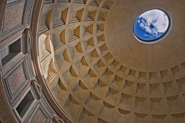 Dettaglio del Pantheon di Roma