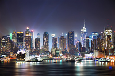 Skyline di New York Times Square