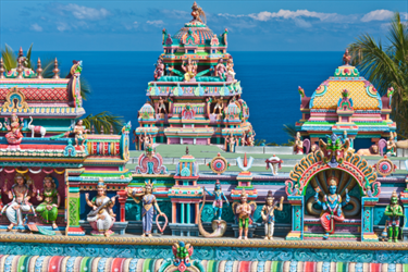 Tempio indiano colorato