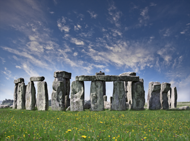Primo piano di Stonehenge