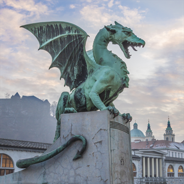 Dragon bridge Ljubljana