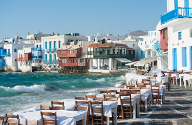 Paesaggio di Mykonos