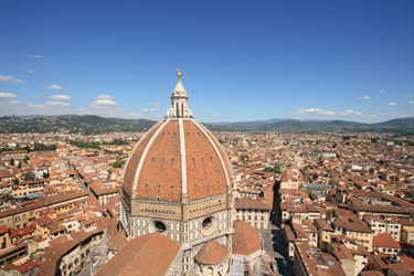 Vista del duomo di Firenze