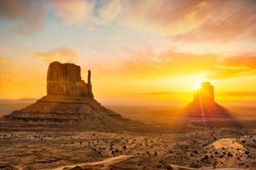 Monument Valley al tramonto