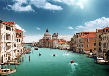 Il Canal Grande e la Basilica Santa Maria della Salute