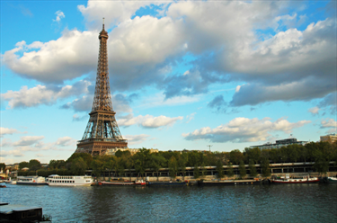 Vista dalla Senna della Tour Eiffel