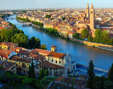 Verona vista dall'alto