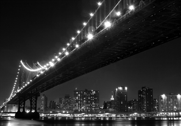 Skyline di Manhattan e il ponte