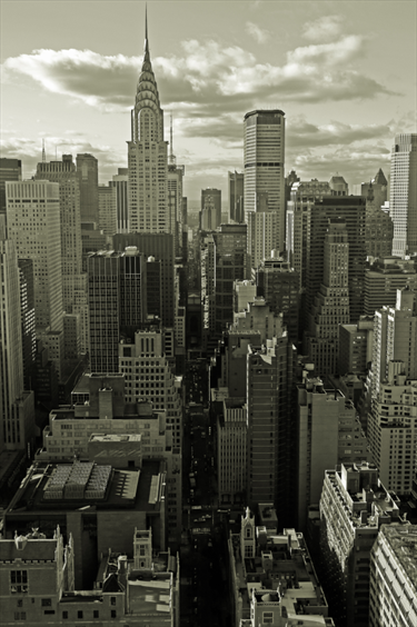 Veduta dei grattacieli di New York