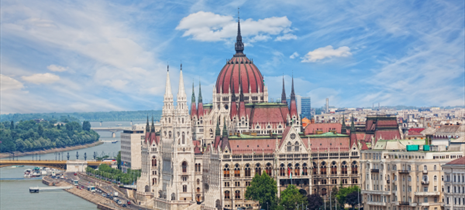 Vista di Budapest e della Basilica