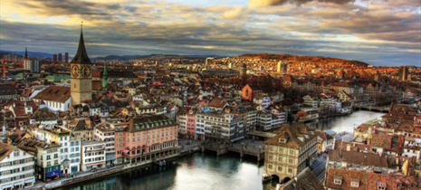 Panoramica di Zurigo